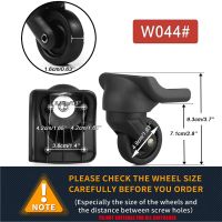 W044 Luggage Wheels Air Bags Universal Wheels Casters Maintenance Shock Absorption 20-Inch 26-Inch Cloth Box Wheels Accessories