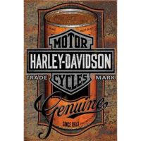 The Grid Vintage Tin Signs Oil Can Compliments to Any Harley Davidson Motorcycles Garage Decor Metal Vintage Pub Sign