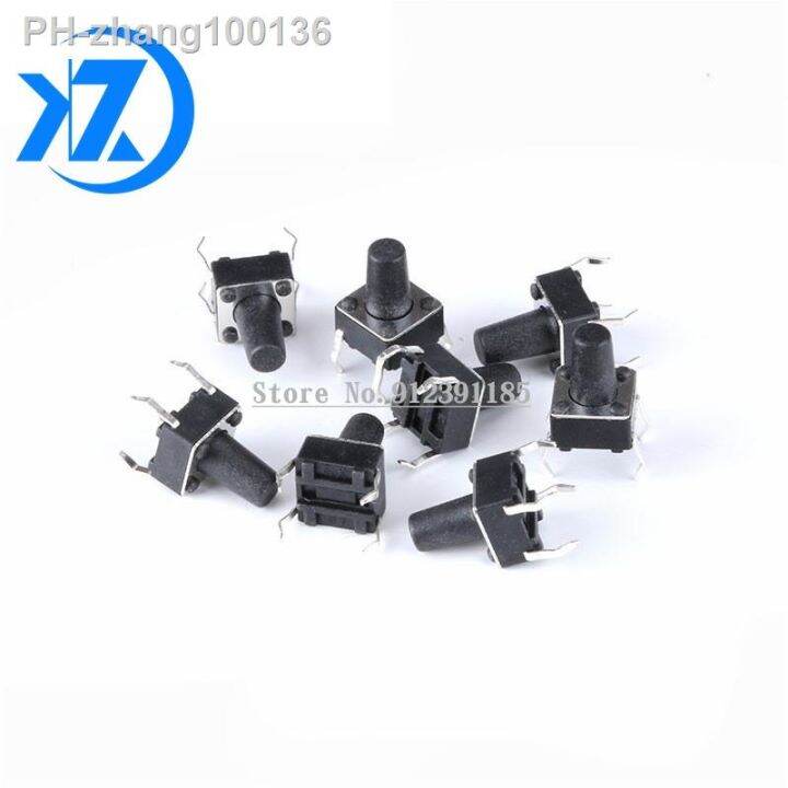 20pcs-6x6-push-button-switch-dip-6x6x4-3-light-touch-switch-6x6x4-3-5-6-7-8-9-10-11-12-13mm-the-power-switch-4pins