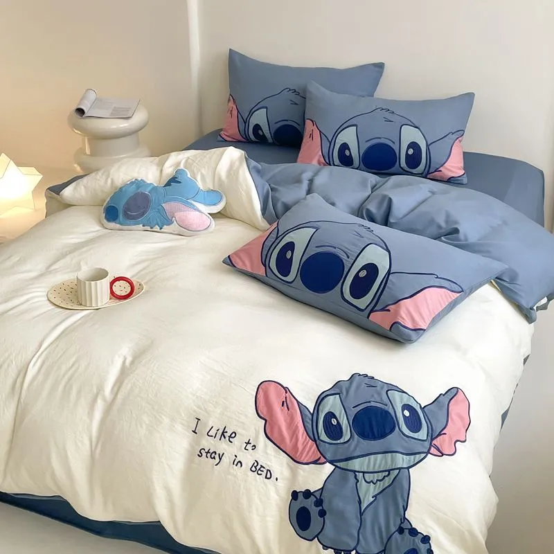 Lilo Stitch Bedding Set Queen Size