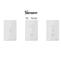 ✕✗✧ Sonoff TX WiFi สวิตช์ติดผนัง T0 US สวิตช์ไฟสัมผัสไร้สาย แผงสวิตช์อัจฉริยะ APP จับเวลา Alexa Google Home