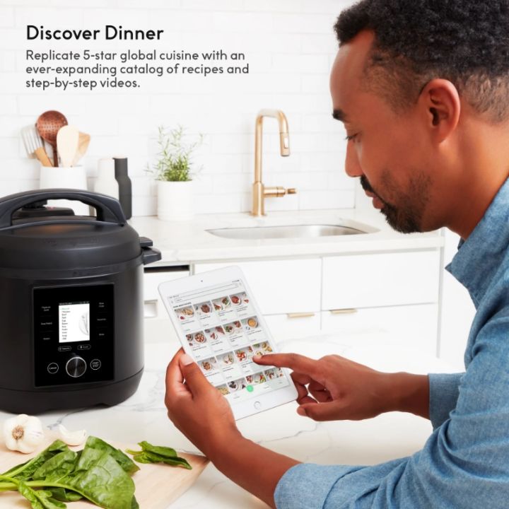 chef-iq-black-6-qt-multi-functional-wifi-smart-pressure-cooker