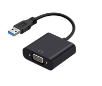 อะแดปเตอร์ USB 3.0 ถึง VGA ภายนอกการ์ดจอแสดงผล Converter สำหรับ Win 7/8/10 เดสก์ท็อปแล็ปท็อปโปรเจคเตอร์