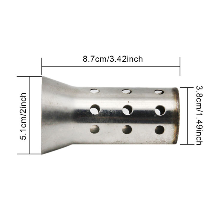 อุปกรณ์เก็บเสียงมอเตอร์ไซค์ท่อไอเสียรถจักรยานยนต์-อุปกรณ์เก็บเสียงอะไหล่กำจัดเสียงรบกวนดัดแปลง51มม-อัพเกรด