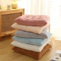 ⊕☋¤ Comfortable Solid Color Decorative Dining Room Chair Cushion Car Home Office Seat Pad Tatami Cushion for Patio