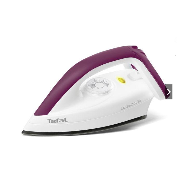 tefal-fs4030-easy-gliss-เตารีดแห้งเร็วระบบสายไฟอย่างง่ายพร้อมไฟแสดงสถานะ-1200w-burgundy