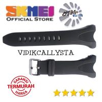 SKMEI ยางสีดำ1405พร้อมสายนาฬิกาหัวเข็มขัดเหล็กสแตนเลสสำหรับเปลี่ยน☢