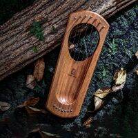 Lyre Harp 7 Sts 19 Sts Finger Harp พรีเมี่ยมไม้เชอร์รี่ Beechwood Lyre Key G สำหรับมือใหม่เครื่องดนตรีดีไซน์ใหม่