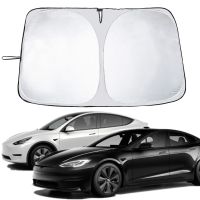 hot【DT】 Tesla Y 3 2016-2022 Car Windshield Window Blocks Parasol UV Protection