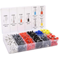 Assortment Ferrule Wire Copper Crimp Connector, Wire Terminal Kit, Insulated Cord Pin End Terminal Electric Crimper Terminator