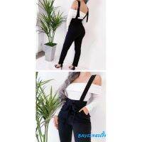 ❀ℳay-US Women´s Pocket High Waist Belt Overall Long Jumpsuit