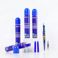 biubiubeng หมึกสีที่สามารถลบได้สำหรับปากกาหมึกสีน้ำเงินแก้ผลาญ 10 ด้าม สำหรับการใช้งานในสำนักงานและวัสดุศิลปะ