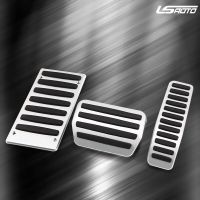 LS AUTO Car Pedal Covers For Porsche Cayenne/Volkswagen Touareg/Audi Q7 Aluminum Alloy Car Styling Car Pedal Pads Non-Slip