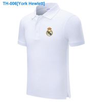 ☼✇∏ York Hewlett Real Madrid new season jerseys benzema football suits POLO shirts short sleeve T-shirt lapel half sleeve ball clothes men and women