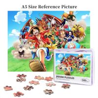 One Piece (17) Wooden Jigsaw Puzzle 500 Pieces Educational Toy Painting Art Decor Decompression toys 500pcs