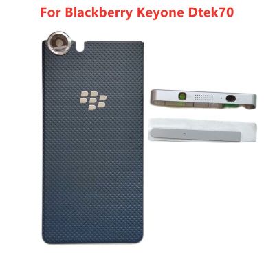 ใหม่ฝาหลังปิดโทรศัพท์ด้านหลัง + แผงฝาครอบด้านบนเคสปลอกหุ้มช่องหลังฝาหลังมีเลนส์กล้องฝาหลังปิดโทรศัพท์สำหรับ Blackberry Keyone Dtek70โทรศัพท์อะไหล่ LHG3761