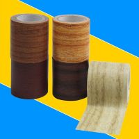 ◆∋ Waterproof Wood Vinyl Wall Paper Roll Adhesive Contact Paper Wood Grain Repair Glue Door Cabinet Desktop Furniture Decoration