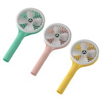 Q1JF 6.5 Desk Handheld Fan 1200mAh Fan Mini Fan Student Silent Three-speed Fan