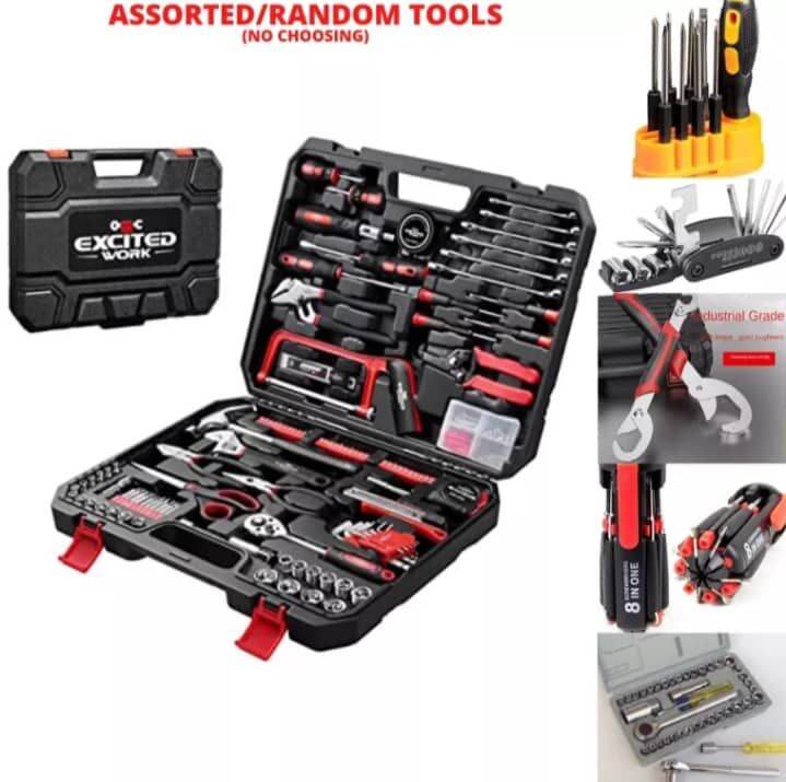 Paubos Tools Set Socket Rachet Wrench Hand Tools for Everyday Use at