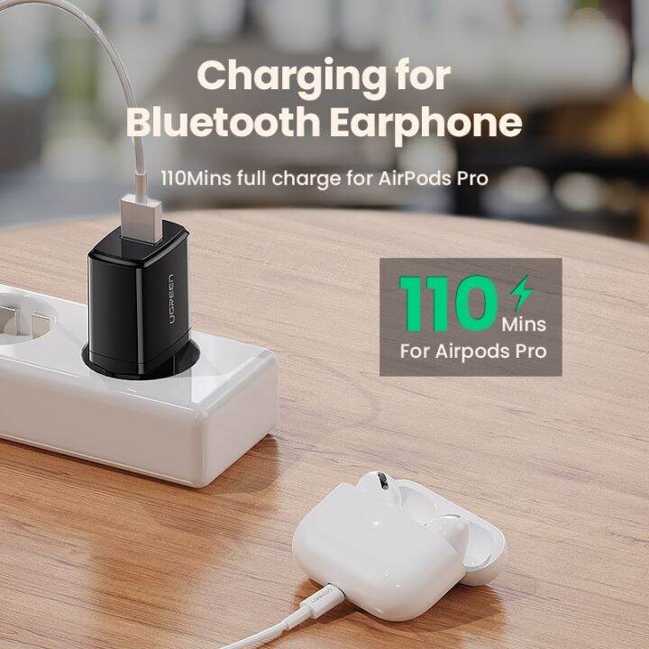 สินค้าใหม่-ugreen-เครื่องชาร์จ-usb-5v2ที่ชาร์จแบตเตอรี่โทรศัพท์ปลั๊ักแปลงไฟสำหรับใช้ในยุโรปที่ชาร์จเสียบผนัง1a-สำหรับหูฟังขนาด8-11-x-โทรศัพท์มือถือที่ชาร์จแบตเตอรี่โทรศัพท์