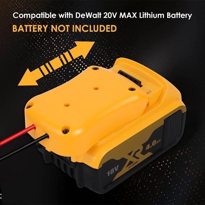 หม้อแปลงแรงดันไฟฟ้า-dc-สำหรับ-dewalt-20v-ถึง12v-ท่าเรือพลังงาน180w-อินเวอร์เตอร์-diy-อะแดปเตอร์เพิ่มบัคอัตโนมัติ