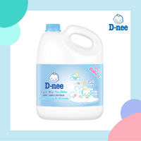 D-NEE ดีนี่ น้ำยาปรับผ้านุ่ม สำหรับเด็กแรกเกิด New Born กลิ่น Morning Fresh สีฟ้า (แกลลอน) ปริมาณ 2800 มล.