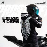 เสื้อกันหนาว เสื้อฮู้ดดี้ PROSTREET GUARDIAN RIDERS BLACK M-XXL สําหรับผู้ชาย ผู้หญิง