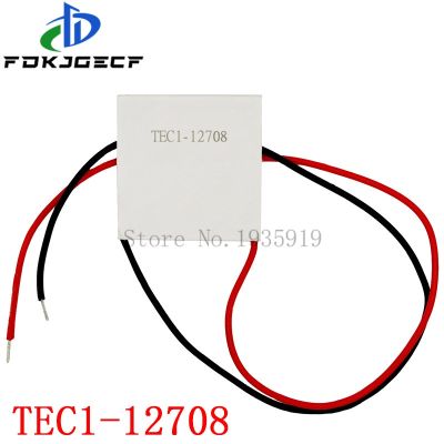 10ชิ้น TEC1-12708 DC 12V 8A TEC เครื่องทำความเย็นเทอร์โมอิเล็กทริค Peltier TEC1 12708 40*40มมโมดูล Peltier Elemente ระบายความร้อนด้วยฮีทซิงค์แผ่นวงจรรวม