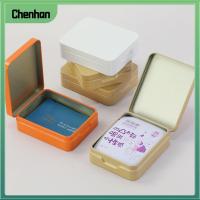 กล่องดีบุกมุมฉาก CHENHAN254698กล่องเล็กใส่กล่องเก็บของเคลือบดีบุกทำจากโลหะ