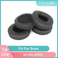 ที่รองหูสำหรับ Sven AP-830 AP830เบาะรองหูฟังแผ่นรอง PU นิ่มโฟมสีดำที่ครอบหู