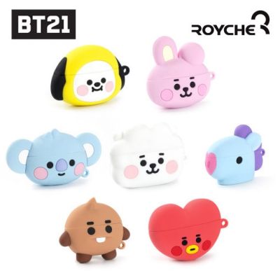 ~ [BT21 OFFICIAL] BT21 Baby Face Type Airpods Pro Case Pouch