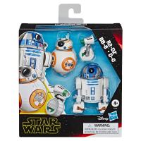 Hasbro Star Wars Galaxy of Adventures R2-D2, BB-8, D-O 3-pack Toy Droid Figures ฮาสโบร โมเดลฟิกเกอร์ หุ่นดรอยด์ สตาร์ วอร์ส เซต3ตัว ลิขสิทธิ์แท้