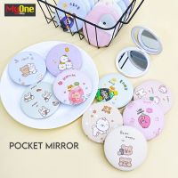 【BEIBEI】 Double-sided Round Cute Pocket Mirror Travel Size Mirror