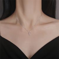 ? Stainless Steel Jewelry Necklace Cross Pendant Necklace for Women collares Crucifix Christianity Jesus Necklace Chains Collar