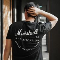 HM Marshall เสื้อมาร์แชล ลิขสิทธิ์แท้ vintage T-Shirt (Men) เสื้อยืดคอกลมผ้าฝ้าย