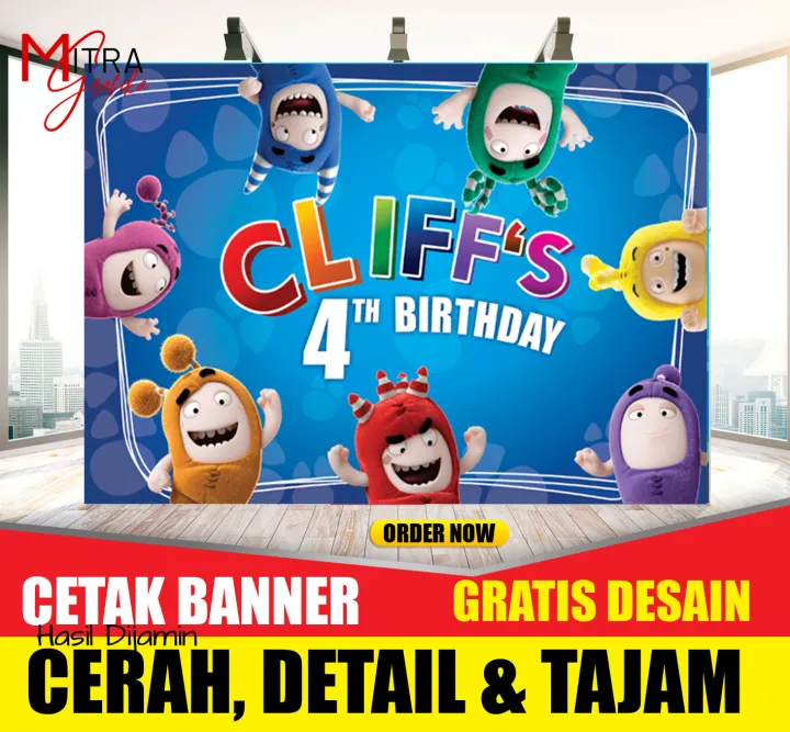 Cetak Spanduk /Banner ukuran 2x1 m Cetak Banner / Backdrop / Wallpaper ...