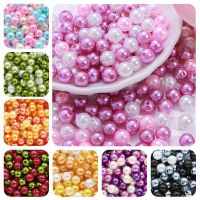 8MM 100Pcs ABS Imitation Pearl Beads Round Plastic Acrylic Spacer Bead for Jewelry Making