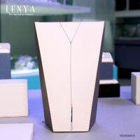 Lenya Jewelry  สร้อยเงินแท้ 925 ชุบโรเดียม ดีไซน์เรียวยาวเก๋ไก๋จากอนาคต ให้ความรู้สึกโดดเด่น ทันสมัย ไม่น่าเบื่อ พร้อมขับให้ช่วงลำคอเรียวยาวดั่งนางพญา