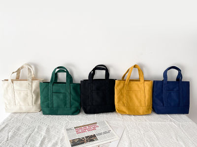 Zongsheng กระเป๋าถือผ้าใบแบบญี่ปุ่นและเกาหลีคุณภาพถุงความจุสูงสำหรับฤดูหนาว,กระเป๋าสไตล์เรียบง่าย2022