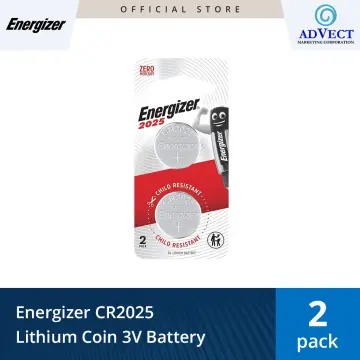 ENERGIZER® LITHIUM COIN CR2025 BATTERIES - Energizer-Philippines