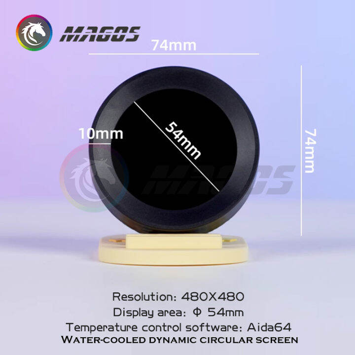 CPU AIO Cooler Monitor Display IPS 2.1 Inch 480X480 Support
