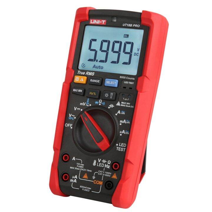 uni-t-true-rms-digital-multimeter-ut18b-pro-auto-range-tester-60m-ohm-anti-burn-vfc-capacitor-resistor-multi-meter