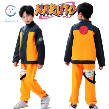 Child Uzumaki Naruto Costume Boys Anime Shippuden Kids Cosplay Halloween  Party