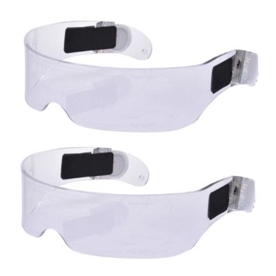 1 Set LED Light Up Glasses Bar KTV Party Christmas Halloween Decoration Goggles Holiday Props
