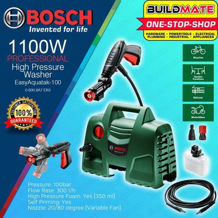 BOSCH Easy Aquatak High Pressure Washer 1100W Power Cleaner Sprayer
