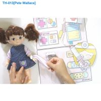▨ Doctor visits cartoon quiet change paper doll book diy craft product package material package web celebrity doug this