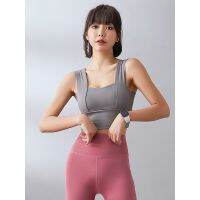 Sport underwear Sports High Impact Solid Color Back Wide Band Shock-proof Padded for Workout Yoga Gym Running