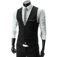 【LZ】✠☌  Slim colete de banquete de casamento masculino terno estilo cavalheiro colete casual nova moda 2023