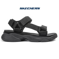 Skechers_สเก็ตเชอร์ส รองเท้าแตะผู้ชาย Stamina Sandals Men on-The-GO GOwalk Flex Antigua Beach Walking Sandals - 229206-BBK Contoured Goga Mat Footbed, Flex, Machine Washable, Ultra Go