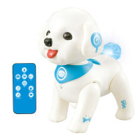 LE NENG TOYS K16A Electronic Animal Pets RC Robot Dog Voice Remote Control Toys Music Song Toy for Kids RC Toys Birthday Gift